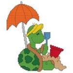 (image for) Calendar Turtle August